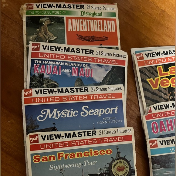 Vintage Viewmaster Lot 2 Viewers 17 Assorted Disc Sets Out of Print Disney - Picture 2 of 13